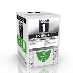 MOBIL 1 FS 0W-40 BAG-IN-BOX-20L - Replaced by 157718 i gruppen Olja/Kem / Motorolja / 0W-40 hos  Professional Parts Sweden AB (153730)
