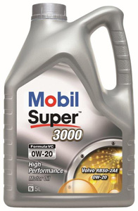 MOBIL SUPER 3000 FORMULA VC 0W-20 5L in the group Oil/Chemicals / Motor oil / 0W-20 at  Professional Parts Sweden AB (153746)