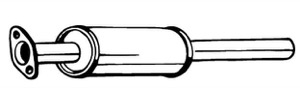 Fr�mre Ljudd�mpare in the group Exhaust parts / Exhaust muffler & kits at  Professional Parts Sweden AB (154-639)