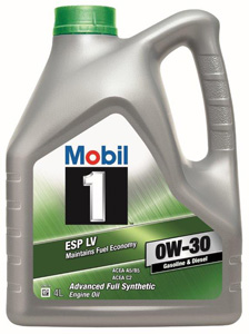MOBIL 1 ESP LV 0W-30 4L in the group Oil/Chemicals / Motor oil / 0W-30 at  Professional Parts Sweden AB (154318)