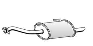 Bakre Ljuddämpare in the group Exhaust parts / End Pipe at  Professional Parts Sweden AB (16108671)