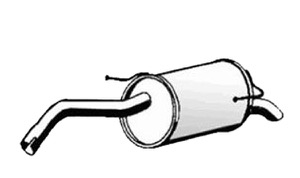 Bakre Ljuddämpare in the group Exhaust parts / End Pipe at  Professional Parts Sweden AB (16358671)