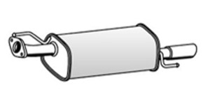 Bakre Ljuddämpare in the group Exhaust parts / End Pipe at  Professional Parts Sweden AB (16388672)