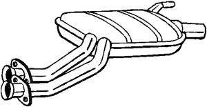 Mittenljudd�mpare in the group Exhaust parts / Exhaust muffler & kits at  Professional Parts Sweden AB (175-237)