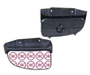 Spegelglas Yttre Spegel Konvex in the group Body parts / Mirror / Mirror Glass, Outside Mirror at  Professional Parts Sweden AB (20921073)