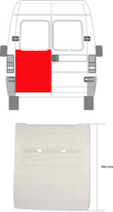 Bakd�rr Ekonomipl�t V�nster in the group Body parts / Repair Panels / Repair Panel, Door at  Professional Parts Sweden AB (2092157)