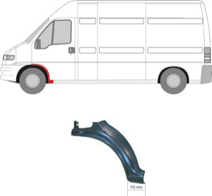Sk�rm V�nster Fram Bakdel in the group Body parts / Body Panel / Body Panel, Sidewall at  Professional Parts Sweden AB (2092331)