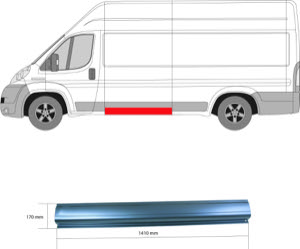 Sdov�gg V�nster Fram Underdel in the group Body parts / Body Panel / Body Panel, Sidewall at  Professional Parts Sweden AB (2097001)