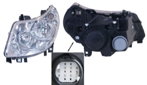 Huvudstr�lkastare H7/H1 in the group Headlights / Lightning / Headlights / Headlamp at  Professional Parts Sweden AB (20970142)