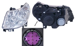 Huvudstr�lkastare V�nster in the group Headlights / Lightning / Headlights / Headlamp at  Professional Parts Sweden AB (20970123A1)