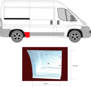 Sdov�gg Till H�ger Fram in the group Body parts / Body Panel / Body Panel, Sidewall at  Professional Parts Sweden AB (2097564)