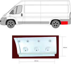 Sdov�gg Axelavst�nd [Mm]: 4035 in the group Body parts / Body Panel / Body Panel, Sidewall at  Professional Parts Sweden AB (2097603)