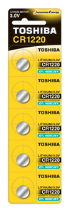 CR1220 Lithium Coins 5-pack in the group Car Battery at  Professional Parts Sweden AB (21005)