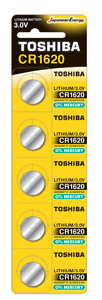 CR1620 Lithium Coins 5-pack in the group Car Battery at  Professional Parts Sweden AB (21025)