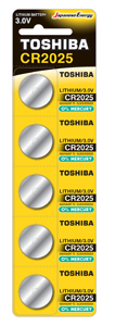 CR2025 Lithium Coins 5-pack in the group Car Battery at  Professional Parts Sweden AB (21055)