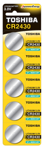 CR2430 Lithium Coins 5-pack in the group Car Battery at  Professional Parts Sweden AB (21075)