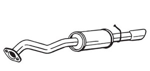 Bakre Ljudd�mpare in the group Exhaust parts / End Pipe at  Professional Parts Sweden AB (228-305)