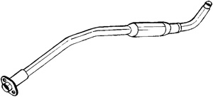 Mittenljudd�mpare in the group Exhaust parts / Exhaust muffler & kits at  Professional Parts Sweden AB (228-147)