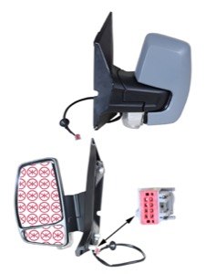 Utv.Spegel V�nster in the group Body parts / Mirror / Outside Mirror at  Professional Parts Sweden AB (25011045)