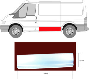 Sdov�gg V�nster in the group Body parts / Body Panel / Body Panel, Sidewall at  Professional Parts Sweden AB (2509001)