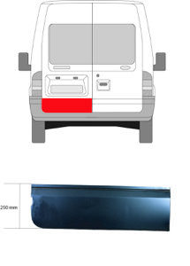 Bakd�rr V�nster Bak Underdel in the group Body parts / Repair Panels / Repair Panel, Door at  Professional Parts Sweden AB (2509151)