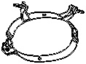 H�llare Avgassystem in the group Exhaust parts / Exhaust spare parts at  Professional Parts Sweden AB (251-016)