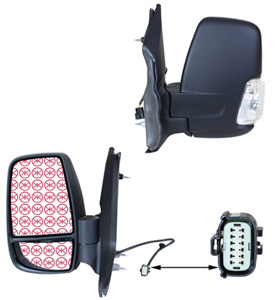 Utv.Spegel Vänster in the group Body parts / Mirror / Outside Mirror at  Professional Parts Sweden AB (25121039)