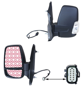 Utv.Spegel in the group Body parts / Mirror / Outside Mirror at  Professional Parts Sweden AB (25121047)