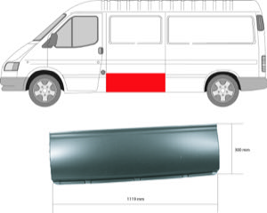 Sdov�gg Sidpl�t V�nster Fram in the group Body parts / Body Panel / Body Panel, Sidewall at  Professional Parts Sweden AB (2515000)