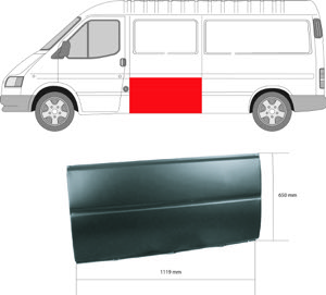 Sdov�gg Sidpl�t V�nster Fram in the group Body parts / Body Panel / Body Panel, Sidewall at  Professional Parts Sweden AB (2515001)