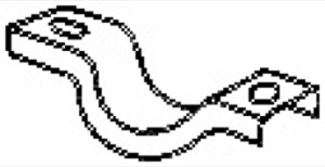 H�llare avgassystem in the group Exhaust parts / Exhaust spare parts at  Professional Parts Sweden AB (251-670)