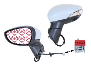 Utv.Spegel Vnster Elektr. Fllbar in the group  at  Professional Parts Sweden AB (25211045)