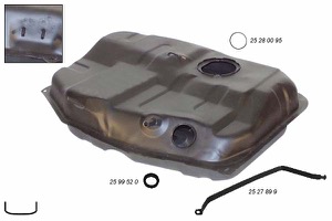 Br�nsletank 48L Diesel in the group Body parts / Body Parts / Fuel Tank Filling / Fuel Tank at  Professional Parts Sweden AB (2528009)