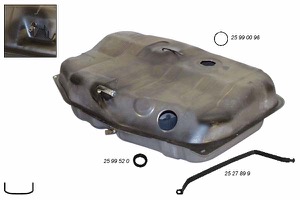 Br�nsletank Inj 48L in the group Body parts / Body Parts / Fuel Tank Filling / Fuel Tank at  Professional Parts Sweden AB (2528017)