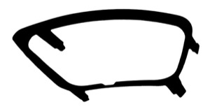 Ventilationsgaller Sttfngare Svart in the group Body parts / Body Parts / Radiator Grille / Radiator Grille at  Professional Parts Sweden AB (2532914)