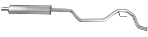 Middle muffler in the group Exhaust parts / Exhaust muffler & kits at  Professional Parts Sweden AB (25344375)