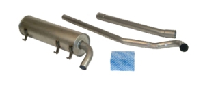 Exhaust system i gruppen Avgasdelar / Avgassystem ljuddmpare & kit hos  Professional Parts Sweden AB (253448015)