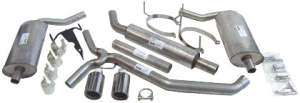 Stainless exhaust sport system i gruppen Tillflligt dolda artiklar hos  Professional Parts Sweden AB (253460072S)