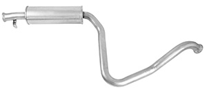 Exhaust muffler middle i gruppen Avgasdelar / Avgassystem ljuddmpare & kit hos  Professional Parts Sweden AB (25346859)