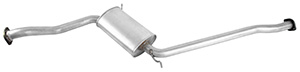 Exhaust silencer i gruppen Avgasdelar / Avgassystem ljuddmpare & kit hos  Professional Parts Sweden AB (25348867)