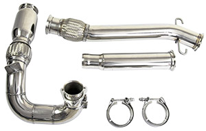 Down pipe 300 cell. in the group Exhaust parts / Exhaust muffler & kits at  Professional Parts Sweden AB (25349010)