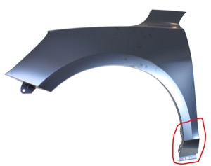 Sk�rm V�nster Fram in the group Body parts / Body Panel / Body Panel, Sidewall at  Professional Parts Sweden AB (2537313A1)