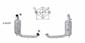 DPF i gruppen Avgasdelar / Partikelfilter diesel hos Professional Parts Sweden AB (25430310)