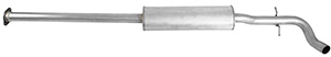 Exhaust muffler middle in the group Exhaust parts / Exhaust muffler & kits at  Professional Parts Sweden AB (25432257)
