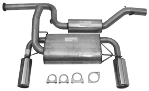 Stainless exhaust sport system in the group  at  Professional Parts Sweden AB (254330104S)
