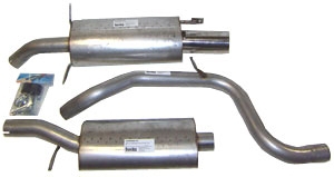 Stainless exhaust sport system in the group  at  Professional Parts Sweden AB (254340003S)