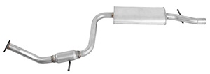 Exhaust muffler middle in the group Exhaust parts / Exhaust muffler & kits at  Professional Parts Sweden AB (25434941)