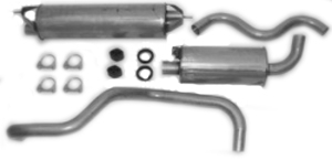 Stainless exhaust system in the group  at  Professional Parts Sweden AB (254350902)