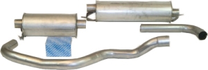 Exhaust system i gruppen Avgasdelar / Avgassystem ljuddmpare & kit hos  Professional Parts Sweden AB (254368005)