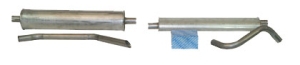 Exhaust system i gruppen Avgasdelar / Avgassystem ljuddmpare & kit hos  Professional Parts Sweden AB (254368047)